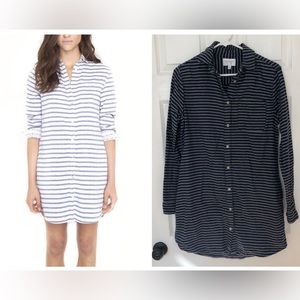 California Tailor Surf Dress Striped Button